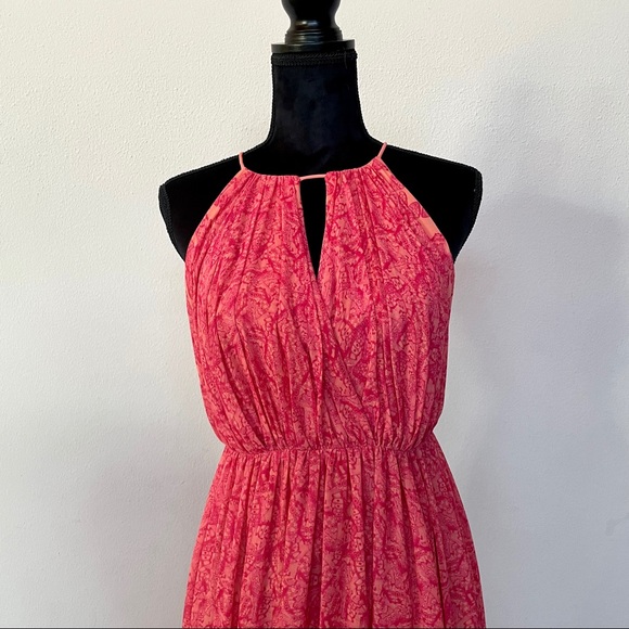 Badgley Mischka Coral Falling Butterfly 🦋 Maxi - Picture 5 of 8